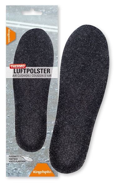 Air cushion footbed thermo